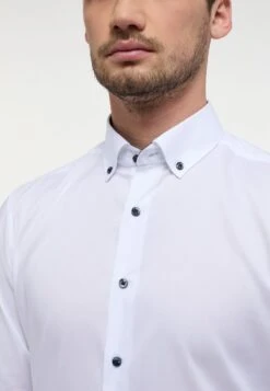 Eterna Unifarbenes Pinpoint - Overhemd - Weiß 10 Eterna Unifarbenes Pinpoint - Overhemd - Weiß -Jack and Jones Verkoopwinkel 472b39e5108e4c8f834318368de12f72