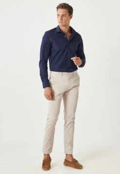 Slim Fit Side Pocket - Broek - Rock