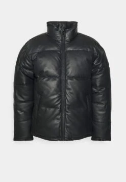 Denver Puffer - Leren Jas - Black -Jack and Jones Verkoopwinkel 4845768233314a35915503801a41782d
