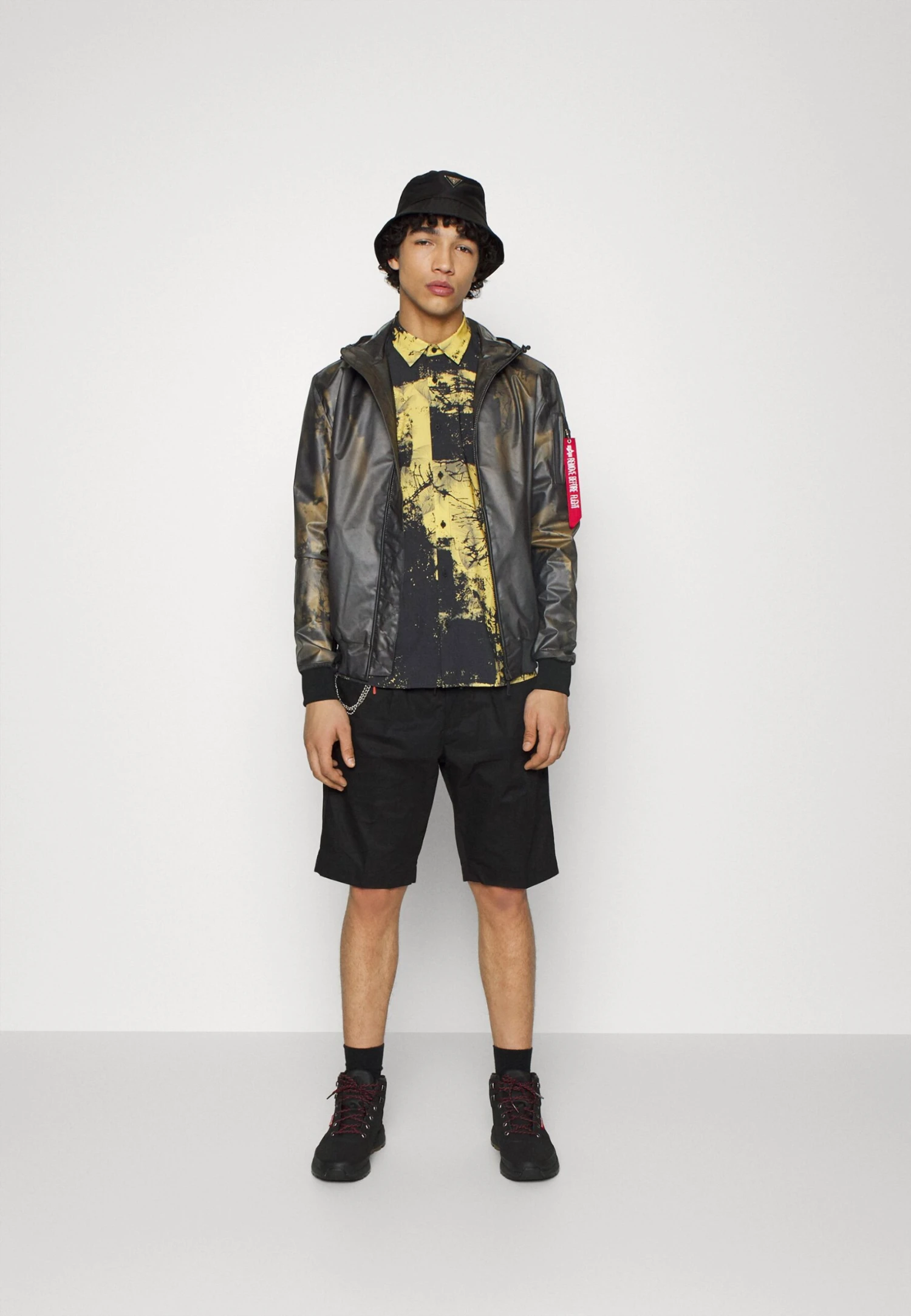 Alpha Industries Hooded Rainjacket - Regenjas - Black 7 Alpha Industries Hooded Rainjacket - Regenjas - Black - Afbeelding 5