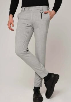 Slim Fit Accessorized - Chino - Light Grey