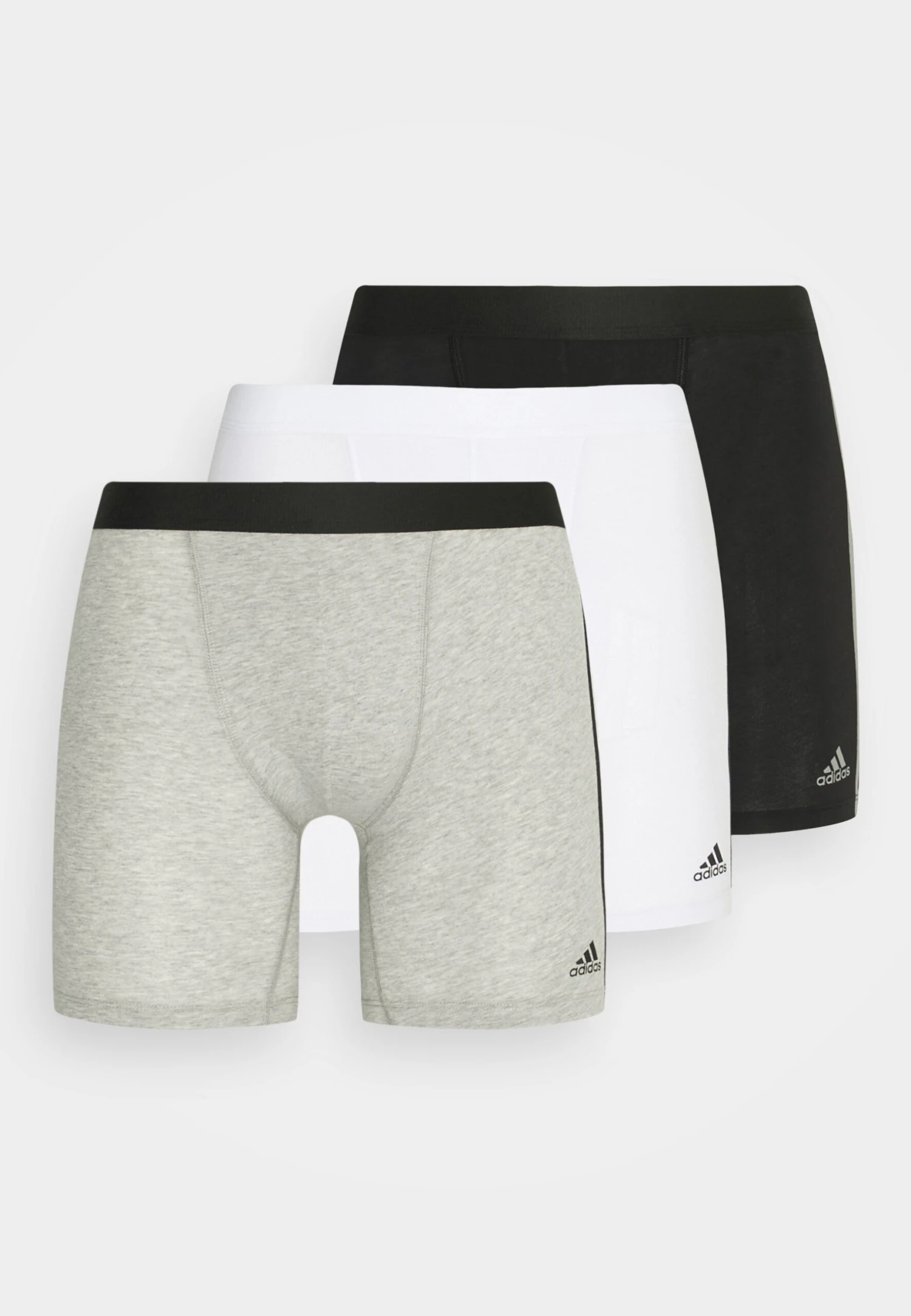 Stripes Boxer Brief 3 Pack - Onderbroeken - White/Heather Grey/Black 3 Stripes Boxer Brief 3 Pack - Onderbroeken - White/Heather Grey/Black
