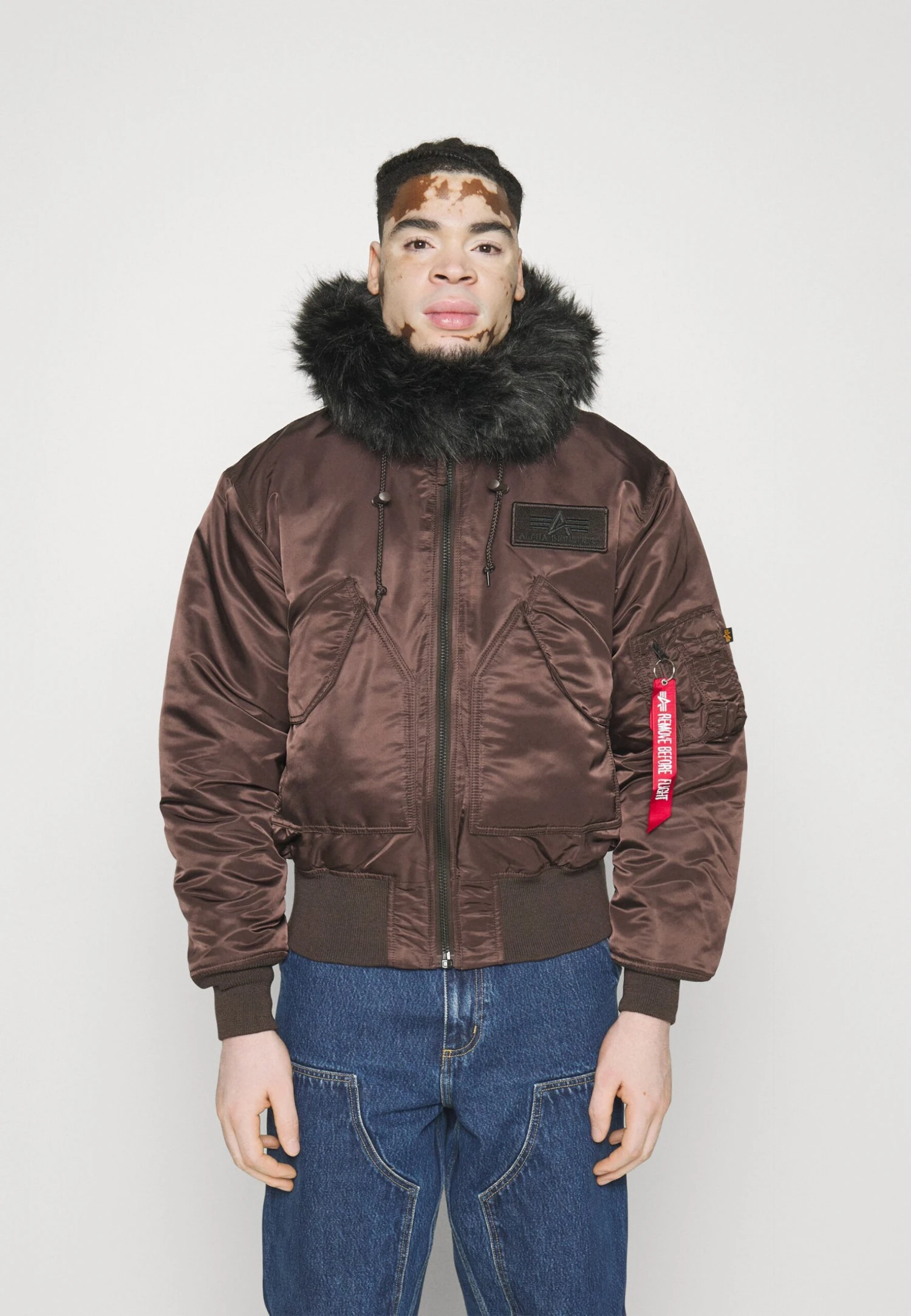 Alpha Industries Hooded Custom - Winterjas - Hunter Brown 6 Alpha Industries Hooded Custom - Winterjas - Hunter Brown - Afbeelding 4