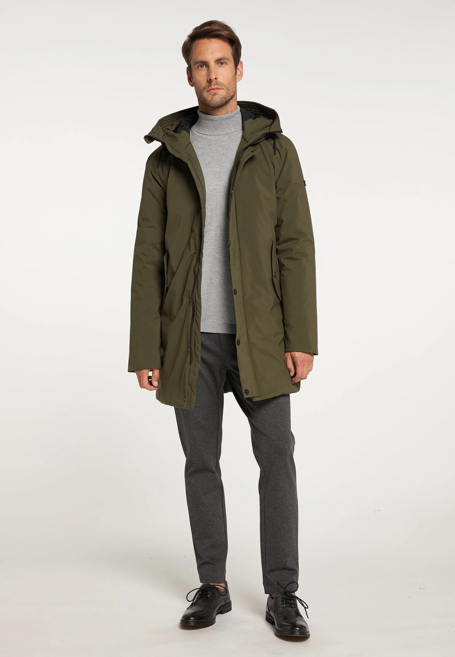 Dreimaster Baradello - Winterjas - Oliv 4 Dreimaster Baradello - Winterjas - Oliv - Afbeelding 2