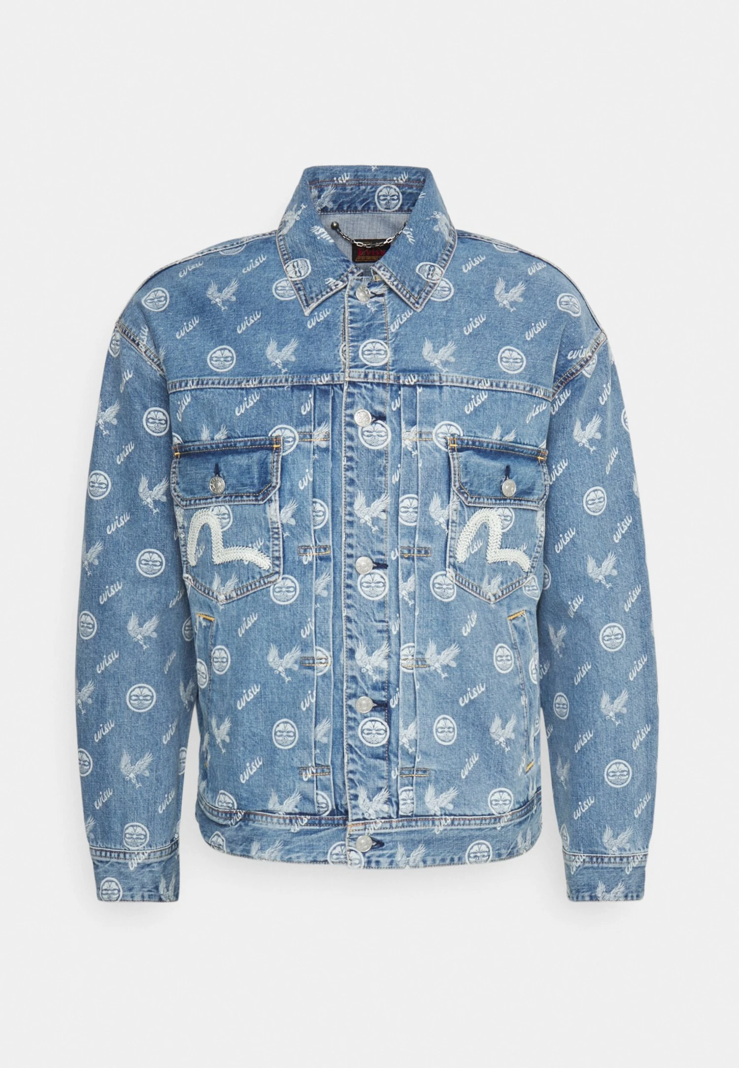 Evisu Seagull Kamon Eagle- Spijkerjas - Indigo 7 Evisu Seagull Kamon Eagle- Spijkerjas - Indigo - Afbeelding 5