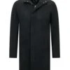 Klassieke Lange Qq 8758 - Winterjas - Zwart -Jack and Jones Verkoopwinkel 4ab4add4c7a745b688f595926a67b2a5