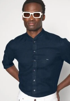 Michael Kors Popover Slim Shirt - Overhemd - Navy -Jack and Jones Verkoopwinkel 4aba093db8384db3a9f58115d7214e44