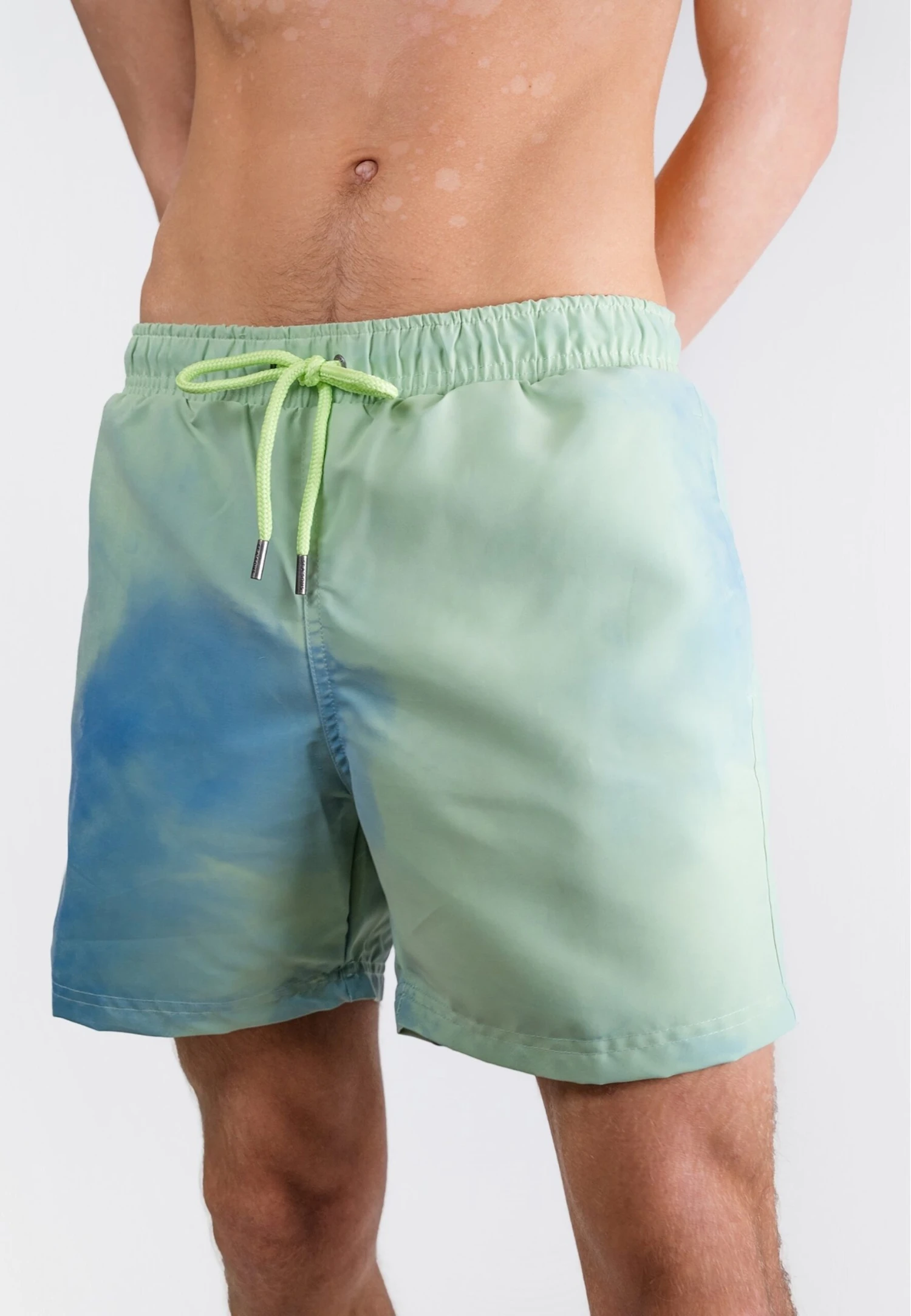 Badeshorts Color Changing - Zwemshorts - Blauw /Groen 4 Badeshorts Color Changing - Zwemshorts - Blauw /Groen - Afbeelding 2