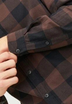 Jack & Jones Jegingham- Overhemd - Seal Brown Fit Slim Fit -Jack and Jones Verkoopwinkel 4b396ffe3b3145a1989b6bec184eba88