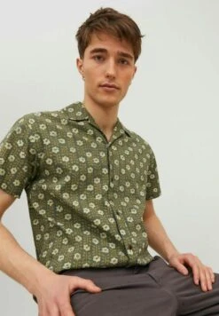 JACK&JONES Premium Jprblulandon Print Resort - Overhemd - Beetle -Jack and Jones Verkoopwinkel 4b6a307c7ec34e9697dc8ebf501d362c
