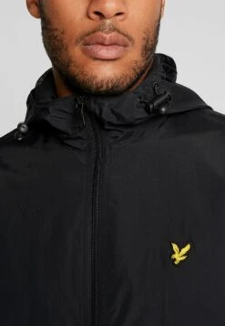Lyle & Scott Through Hooded - Lichte Jas - Jet Black -Jack and Jones Verkoopwinkel 4bc515c0044e40be9411951f373da9d1