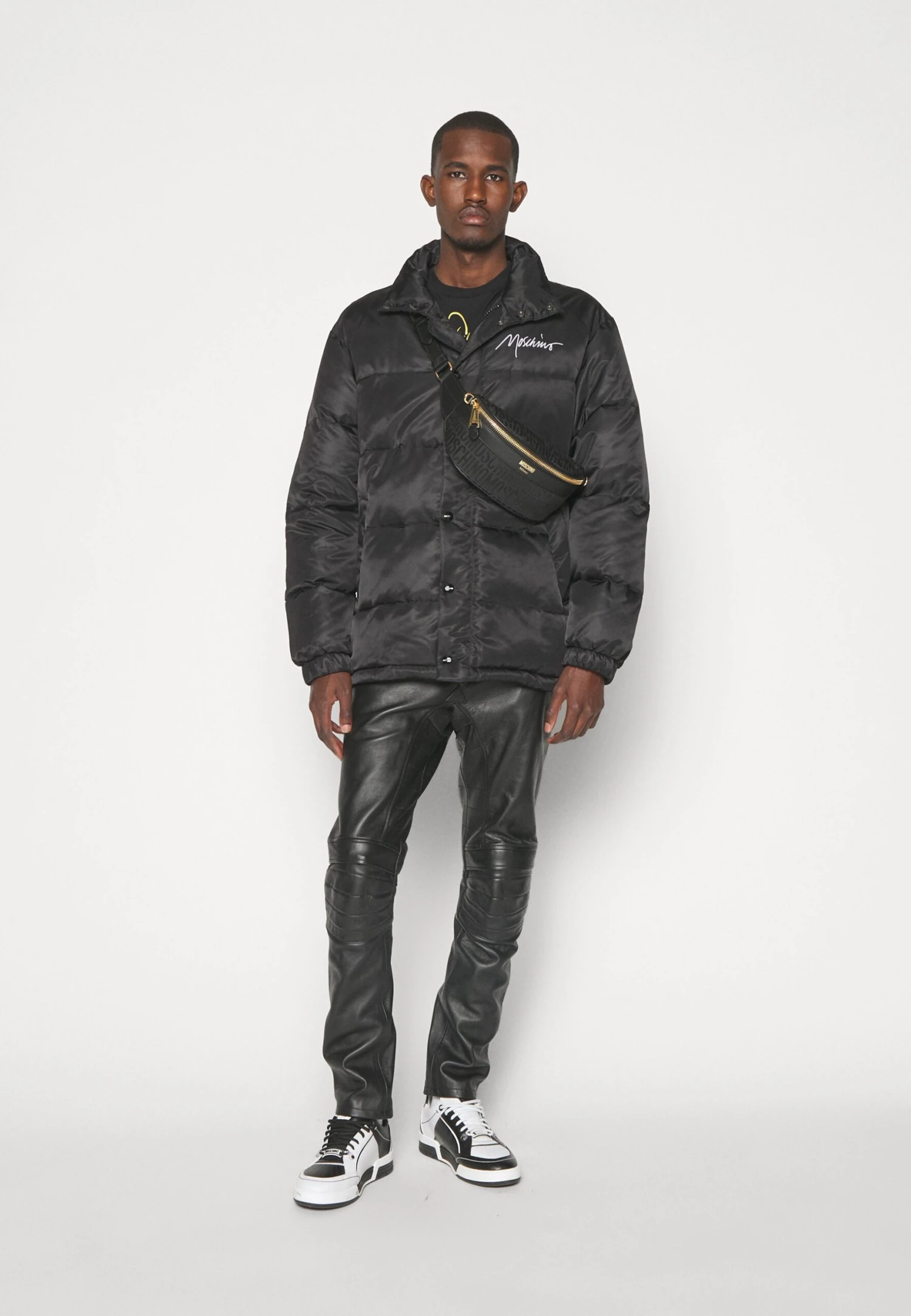 MOSCHINO Long Jacket - Winterjas - Fantasy Black 7 MOSCHINO Long Jacket - Winterjas - Fantasy Black - Afbeelding 5