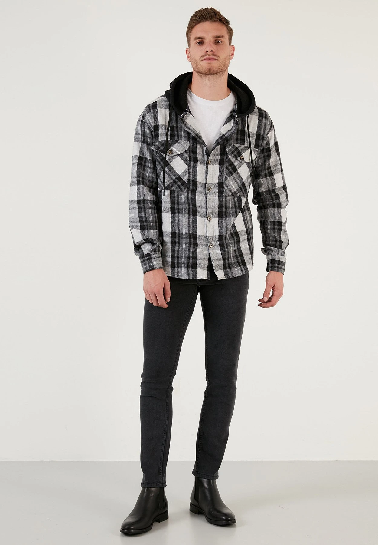 Slim Fit Jeans - Grey 4 Slim Fit Jeans - Grey - Afbeelding 2