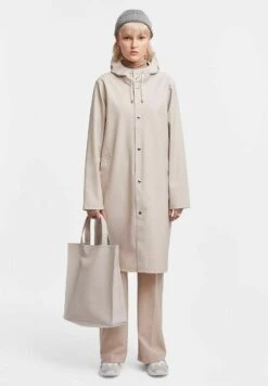 Stutterheim Stockholm Long Print - Regenjas - Light Sand