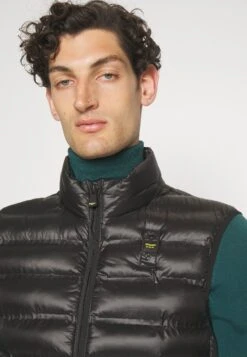 Blauer Basic High Neck VestStitching Fusing - Bodywarmer - Black -Jack and Jones Verkoopwinkel 4cedf32d9f2d402696477fe46f2077b1