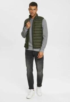 ESPRIT Rcs N Puffer V - Bodywarmer - Dark Khaki 10 ESPRIT Rcs N Puffer V - Bodywarmer - Dark Khaki -Jack and Jones Verkoopwinkel 4d446b7081b2440d85569a2b3730da2e