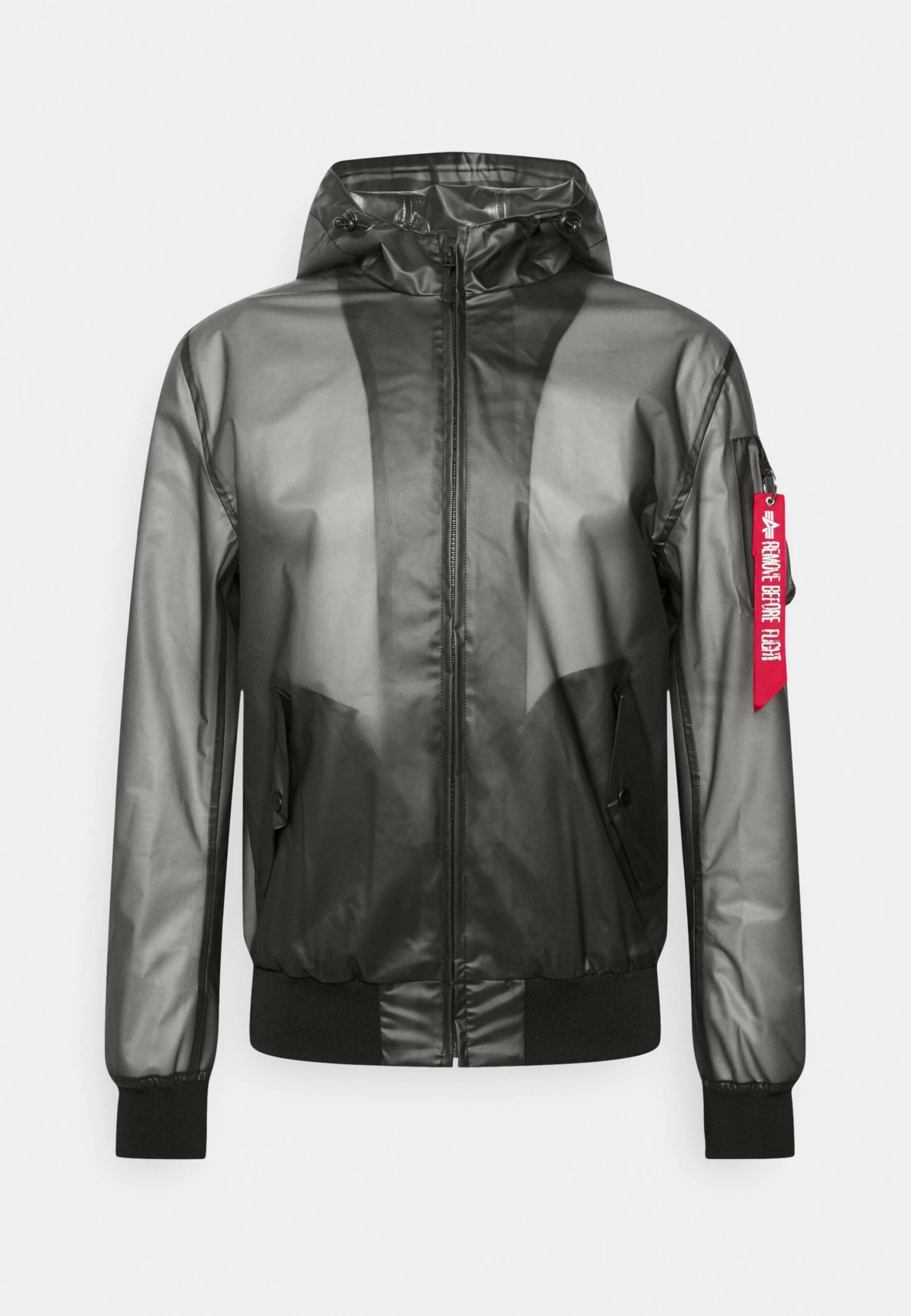 Alpha Industries Hooded Rainjacket - Regenjas - Black 9 Alpha Industries Hooded Rainjacket - Regenjas - Black - Afbeelding 7