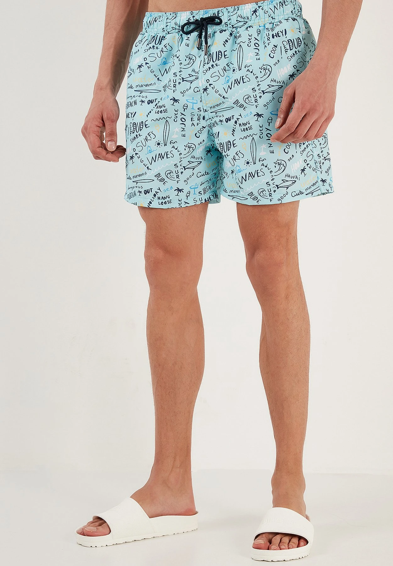 Regular Fit - Zwemshorts - Turquoise 3 Regular Fit - Zwemshorts - Turquoise