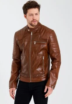 Mit Praktischem Reissverschluss - Leren Jas - Braun 14 Mit Praktischem Reissverschluss - Leren Jas - Braun -Jack and Jones Verkoopwinkel 4dcfb701275e4fa99c16879557bac55c