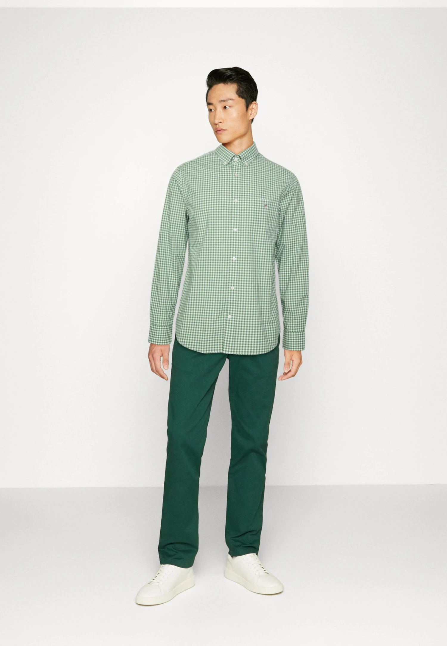 Gant Broadcloth Gingham - Overhemd - Leaf Green 4 Gant Broadcloth Gingham - Overhemd - Leaf Green - Afbeelding 2