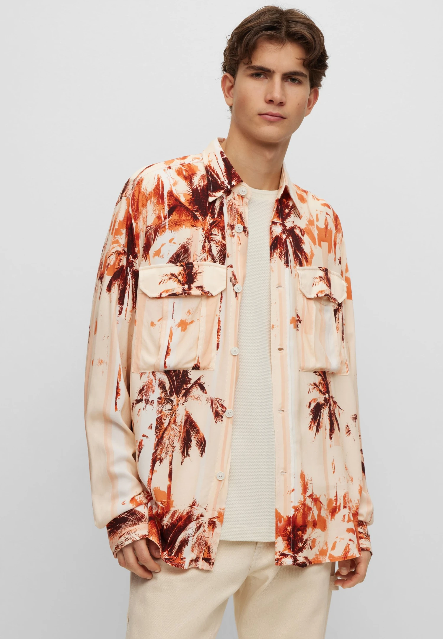 Boss Lisel - Overhemd - Orange Seventeen 3 Boss Lisel - Overhemd - Orange Seventeen