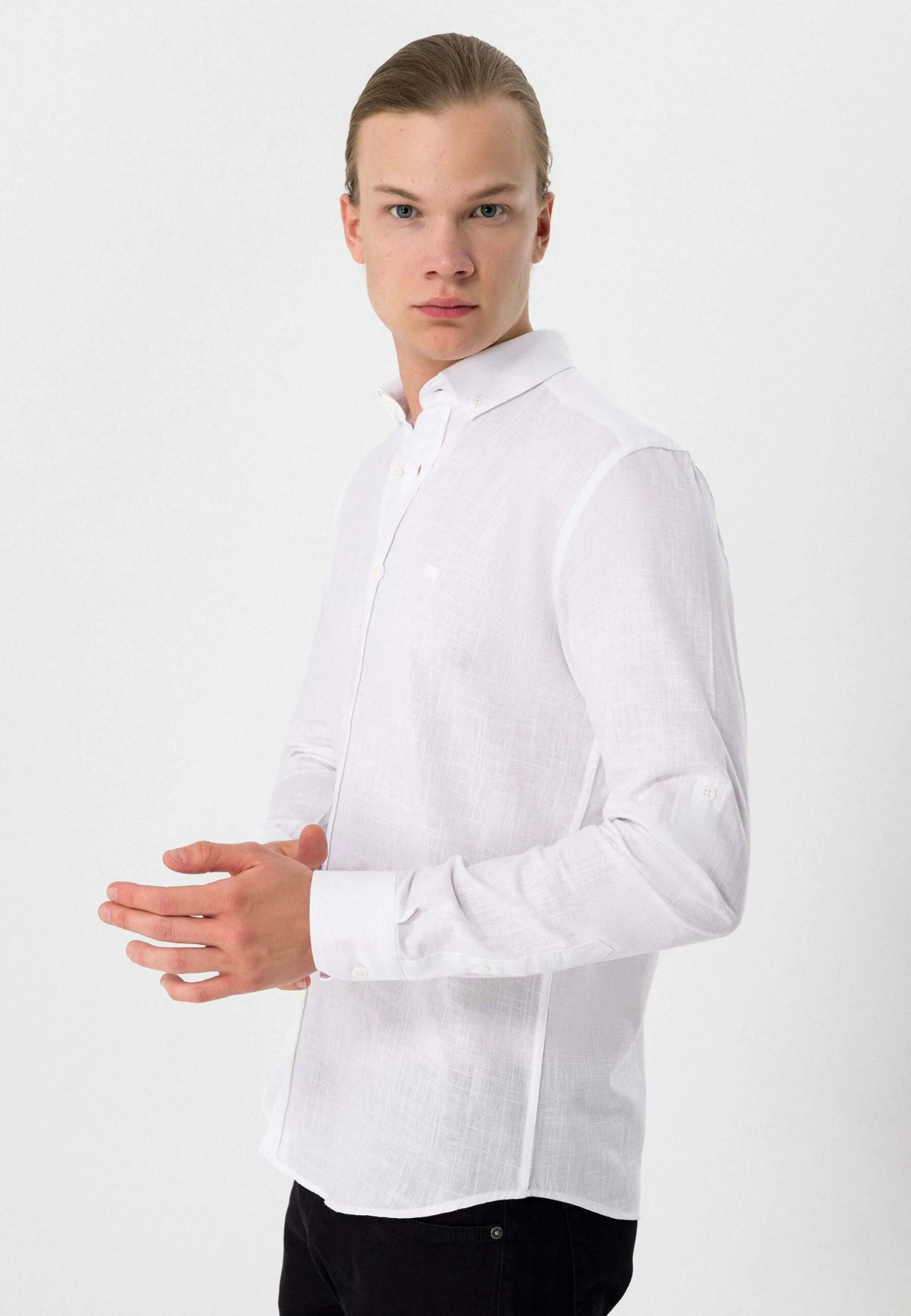 Casual- Overhemd - White 6 Casual- Overhemd - White - Afbeelding 4