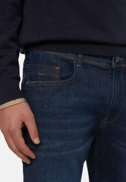 Stretch- Slim Fit Jeans - Dark Blue -Jack and Jones Verkoopwinkel 4e99bea72c9b4c9e8594eedaa585ffc9