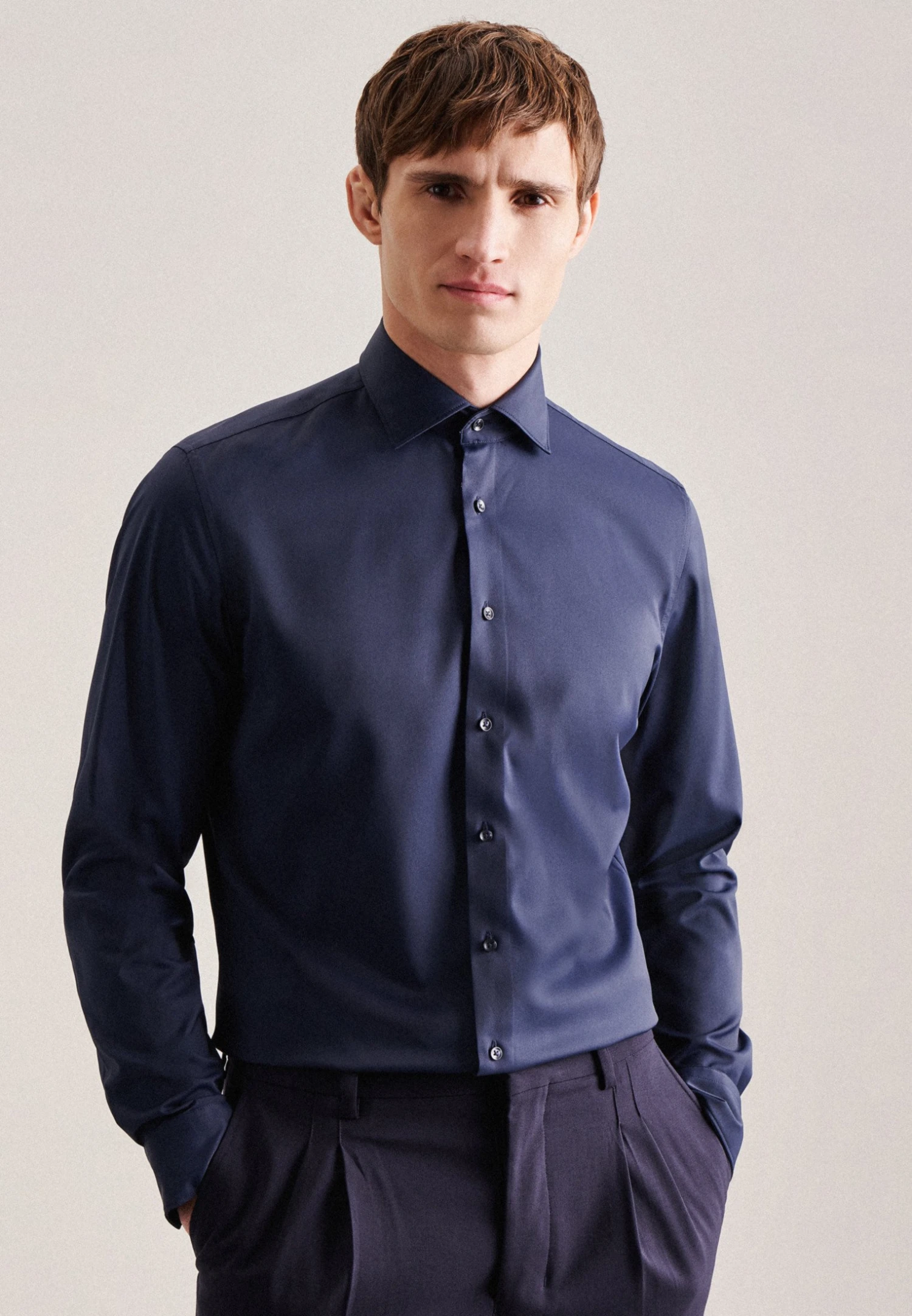 Seidensticker Performance - Overhemd - Dark Blue 3 Seidensticker Performance - Overhemd - Dark Blue