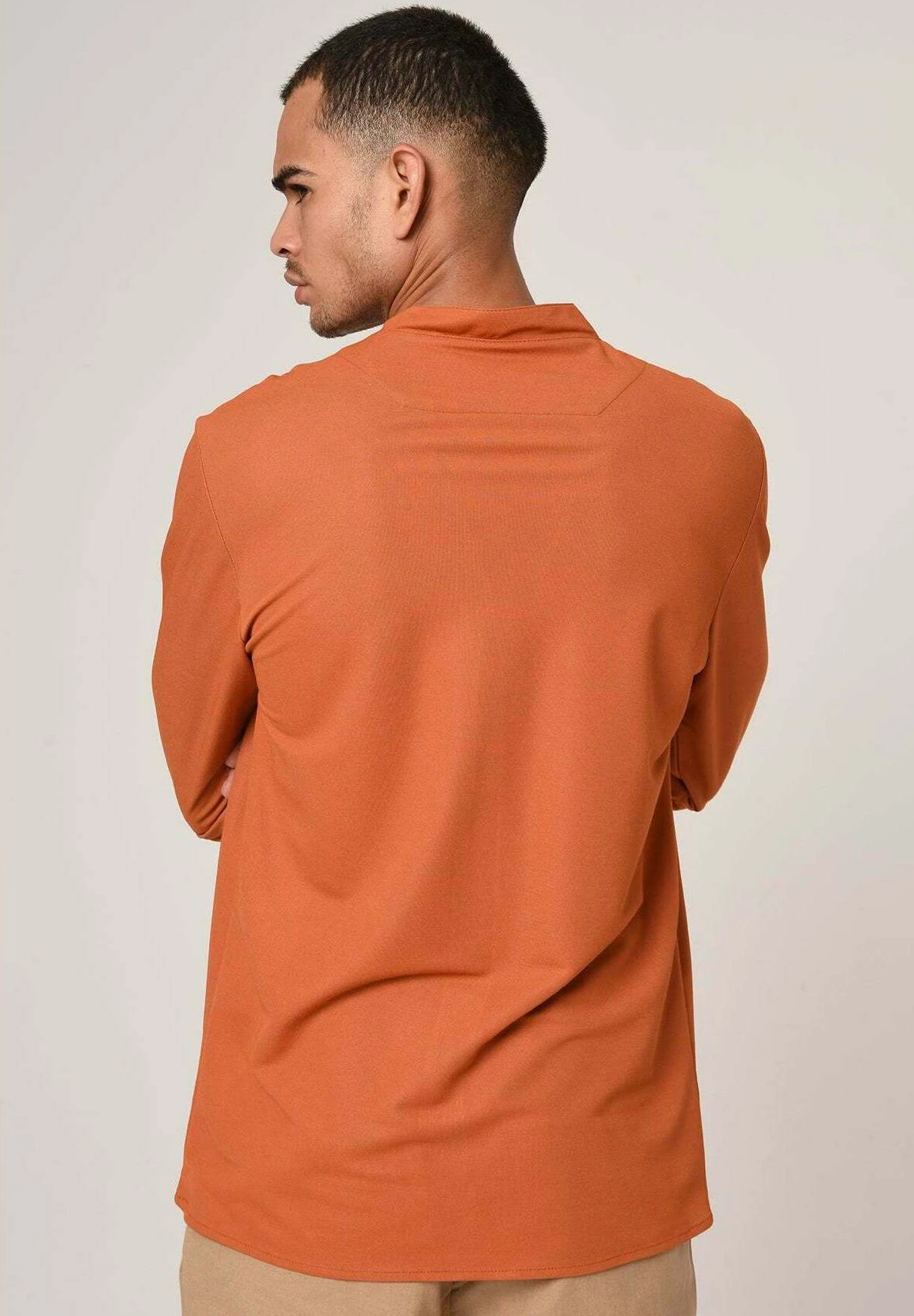 Long Sleeve- Overhemd - Orange 5 Long Sleeve- Overhemd - Orange - Afbeelding 3
