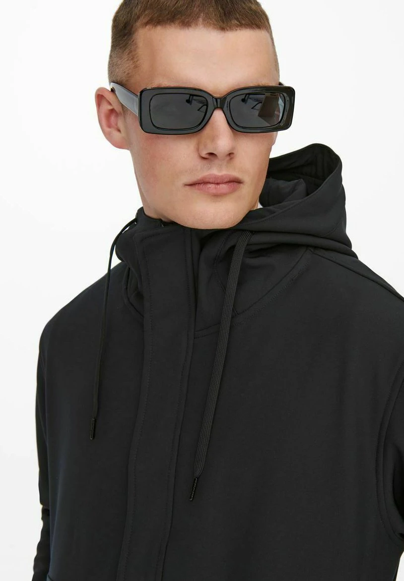 Only & Sons Onsaslan - Lichte Jas - Black 6 Only & Sons Onsaslan - Lichte Jas - Black - Afbeelding 4