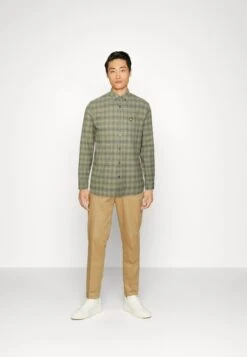 Lyle & Scott Button Down Check- Overhemd - Seaweed -Jack and Jones Verkoopwinkel 5070366c9ee640a08512c8b5512ead7b