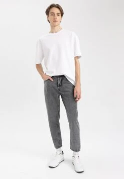 DeFacto Slim Fit- Slim Fit Jeans - Grey -Jack and Jones Verkoopwinkel 50bb47e016414da8b9a8faf45a88673b