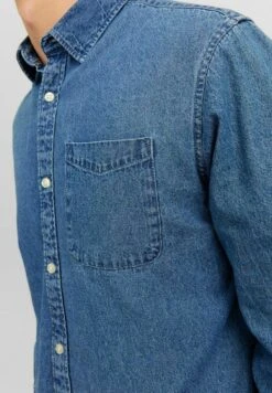 Jack & Jones Langärmeliges - Overhemd - Medium Blue Denim -Jack and Jones Verkoopwinkel 511f7fdaab8b487cad96e503c9d76604