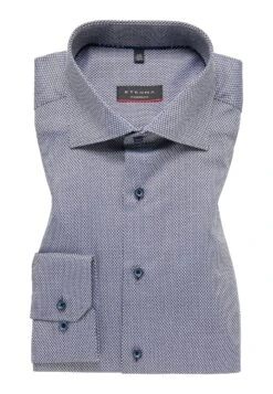 Eterna Dobbydesign Modern Fit - Zakelijk Overhemd - Mittelblau -Jack and Jones Verkoopwinkel 52c8402dcdab496498145cfffaea462a