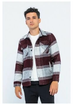 Mit Seitentaschen - Lichte Jas - Bordeaux -Jack and Jones Verkoopwinkel 52e806947b344b57a5eba700224b53bd