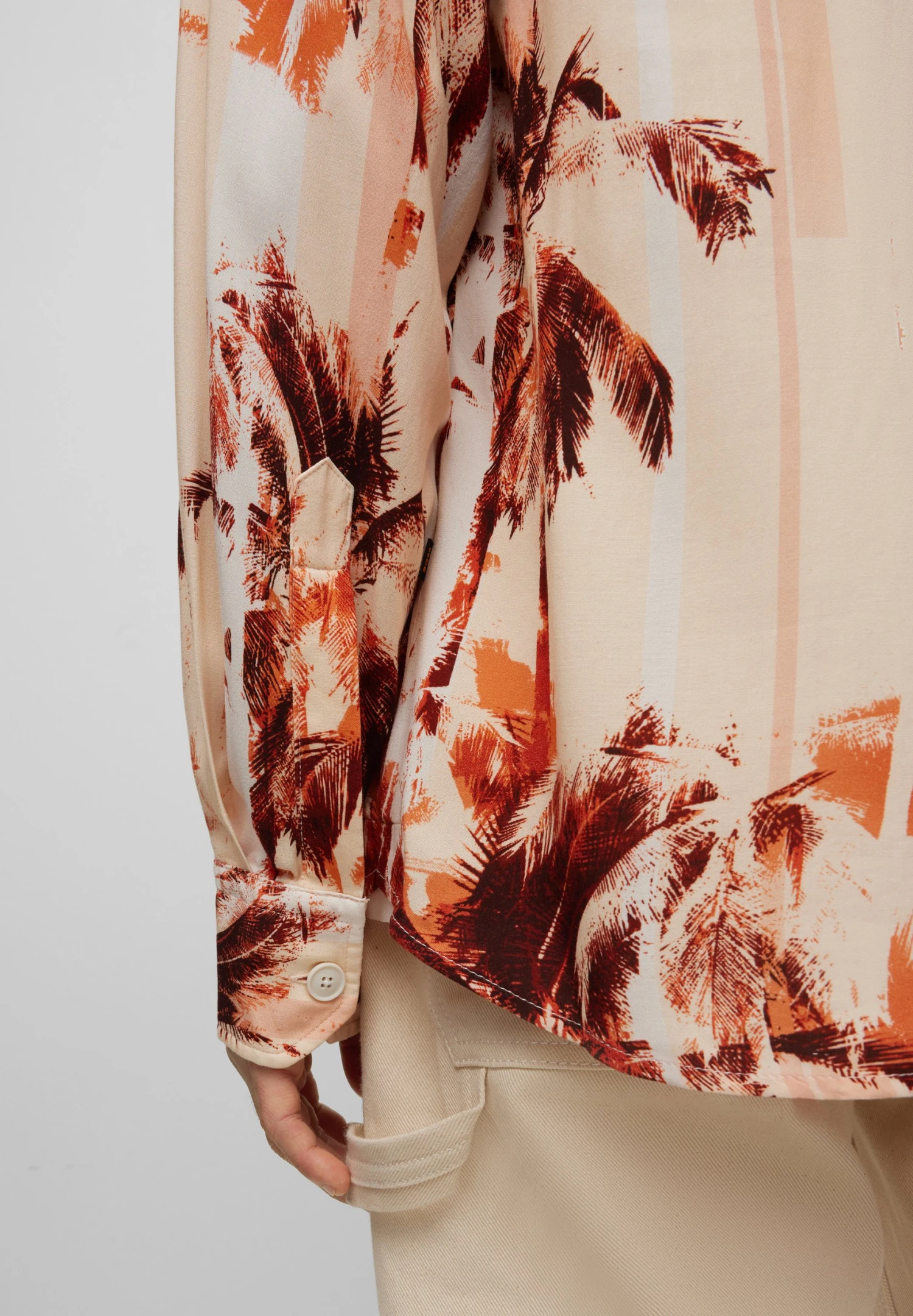 Boss Lisel - Overhemd - Orange Seventeen 7 Boss Lisel - Overhemd - Orange Seventeen - Afbeelding 5