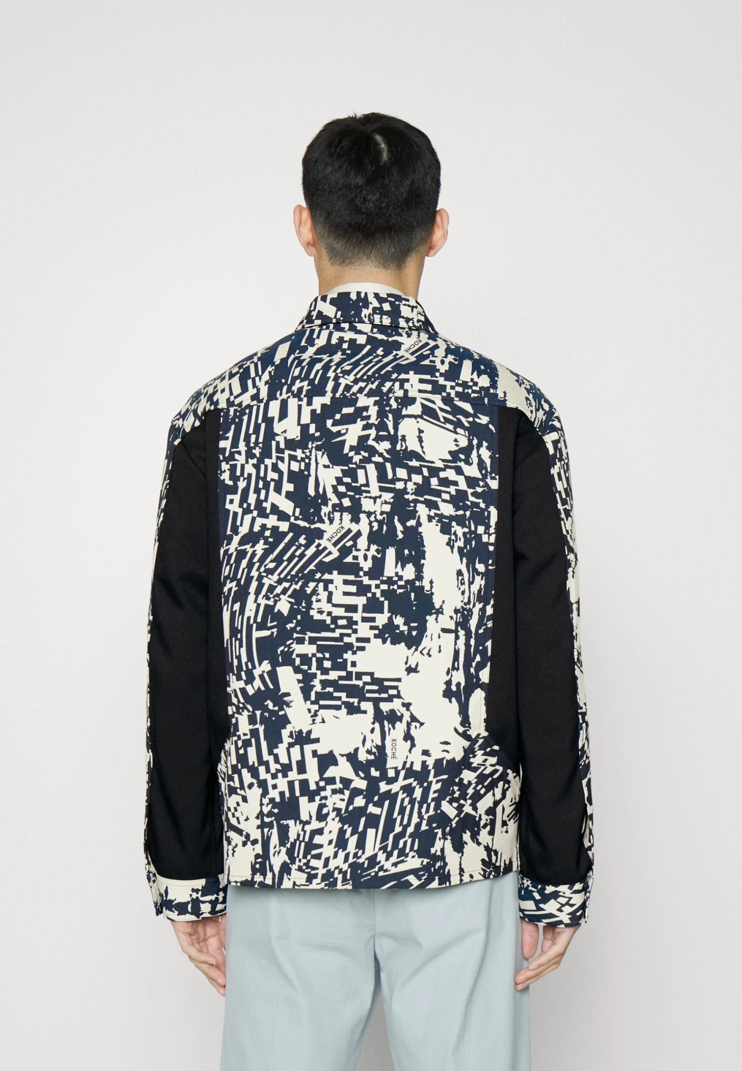 KOCHÉ Sportsjacket Unisex - Lichte Jas - Ecru/Blue 5 KOCHÉ Sportsjacket Unisex - Lichte Jas - Ecru/Blue - Afbeelding 3