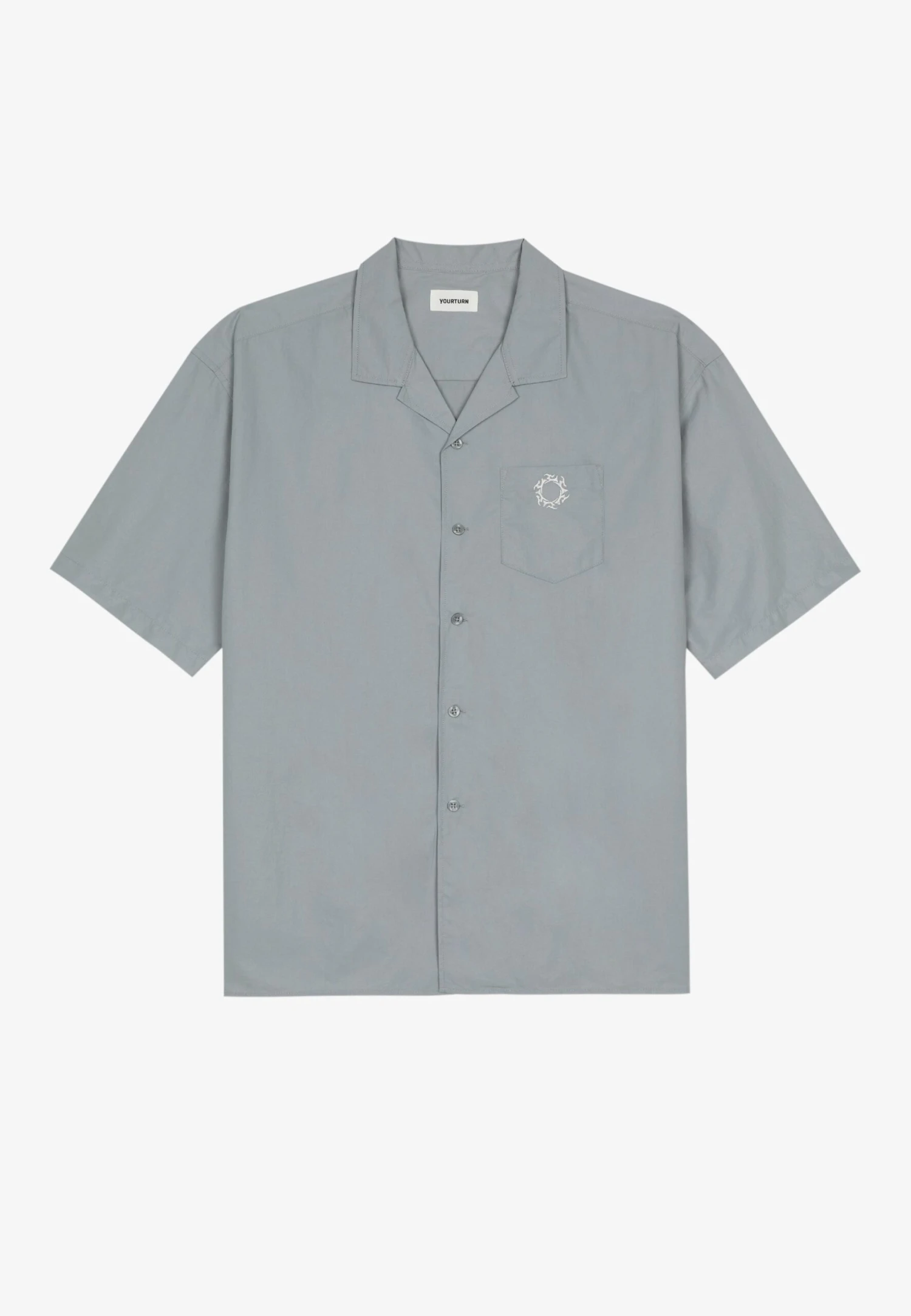 YOURTURN Unisex - Overhemdblouse - Grey 6 YOURTURN Unisex - Overhemdblouse - Grey - Afbeelding 4