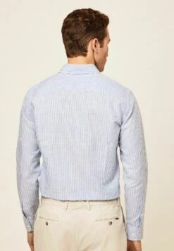 Hackett London Bengal - Overhemd - White/Blue -Jack and Jones Verkoopwinkel 5438d7feb744409ba7cadbe11149886c