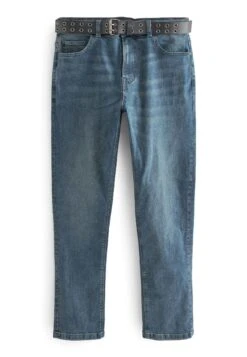 Next Slim Fit Belted Standard - Slim Fit Jeans - Blue -Jack and Jones Verkoopwinkel 551b65af83704a8a99ed54c715ce8cea