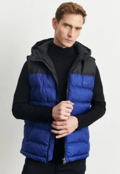 Standard Fit Casual Plain - Bodywarmer - Black Saxe