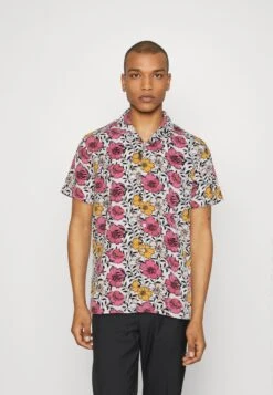 BRAVE SOUL Overhemd - Ecru/Multi-Coloured