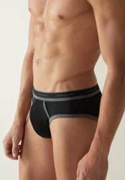 Intimissimi Supima Stretch - Slip - Schwarz - 385I - Black/Graphite Blend -Jack and Jones Verkoopwinkel 563170c3f7e540e3813cfbfe5023de75
