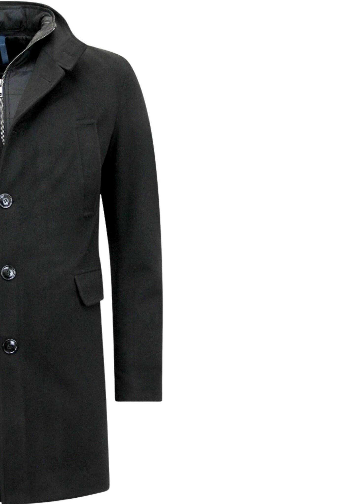 Mantel - Zwart 6 Mantel - Zwart - Afbeelding 4