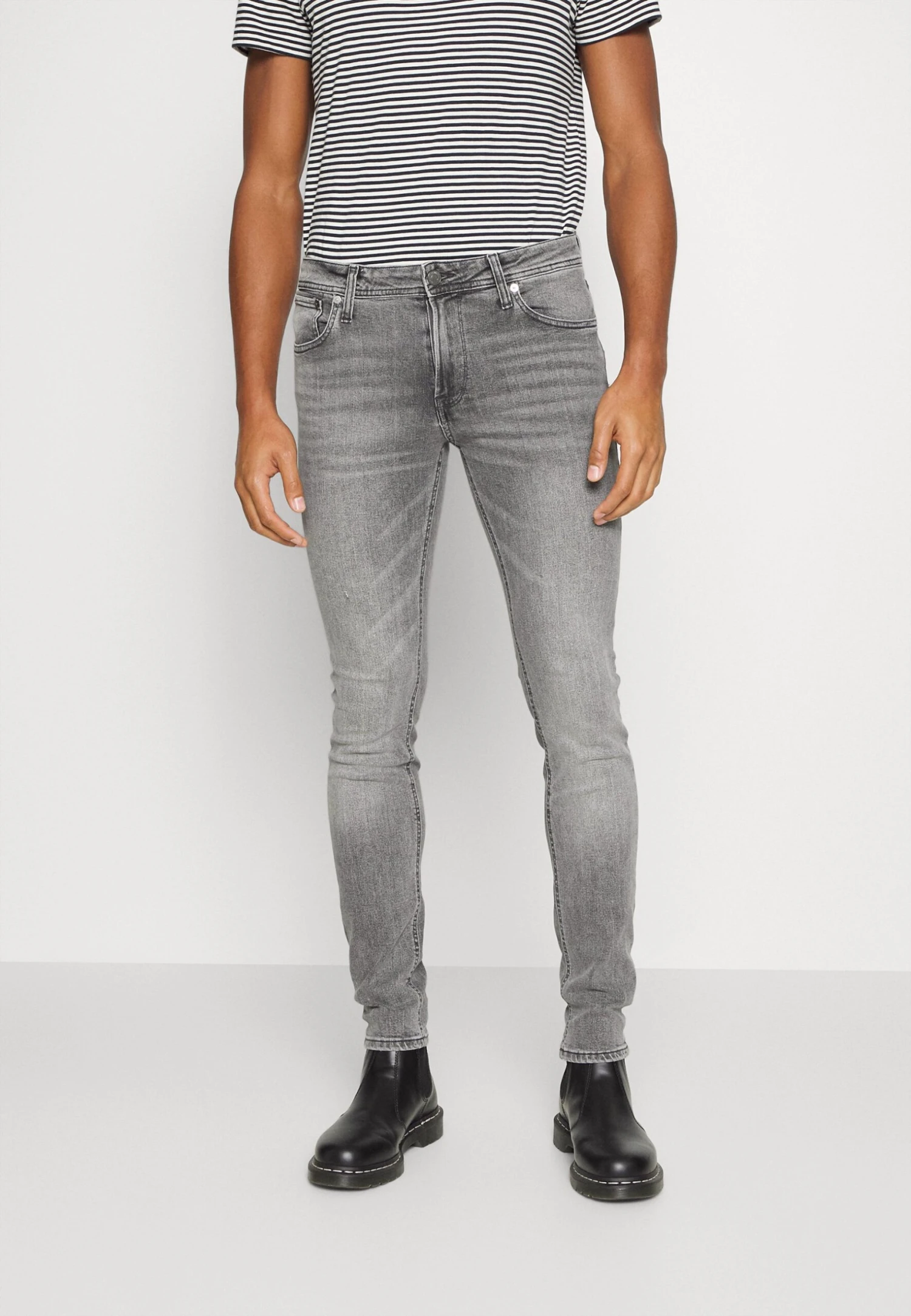 Jack & Jones Jjiliam Jjoriginal - Jeans Skinny Fit - Grey Denim 3 Jack & Jones Jjiliam Jjoriginal - Jeans Skinny Fit - Grey Denim