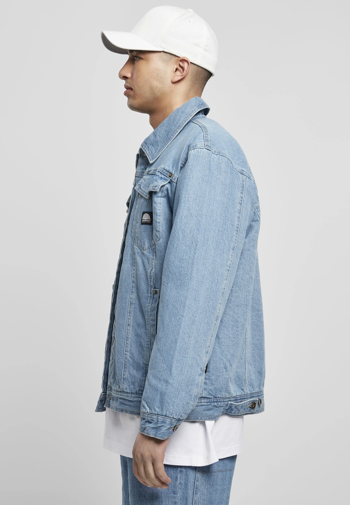 Southpole Herren - Spijkerjas - Retro Midblue 7 Southpole Herren - Spijkerjas - Retro Midblue - Afbeelding 5