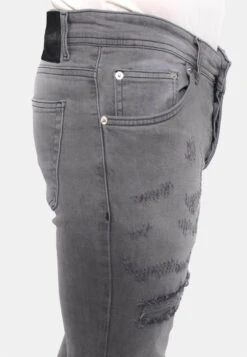 Broek Gaten -Dc- Grijs - D&C-055 - Slim Fit Jeans - Grijs -Jack and Jones Verkoopwinkel 570a82e9d111445388418bc90c001723