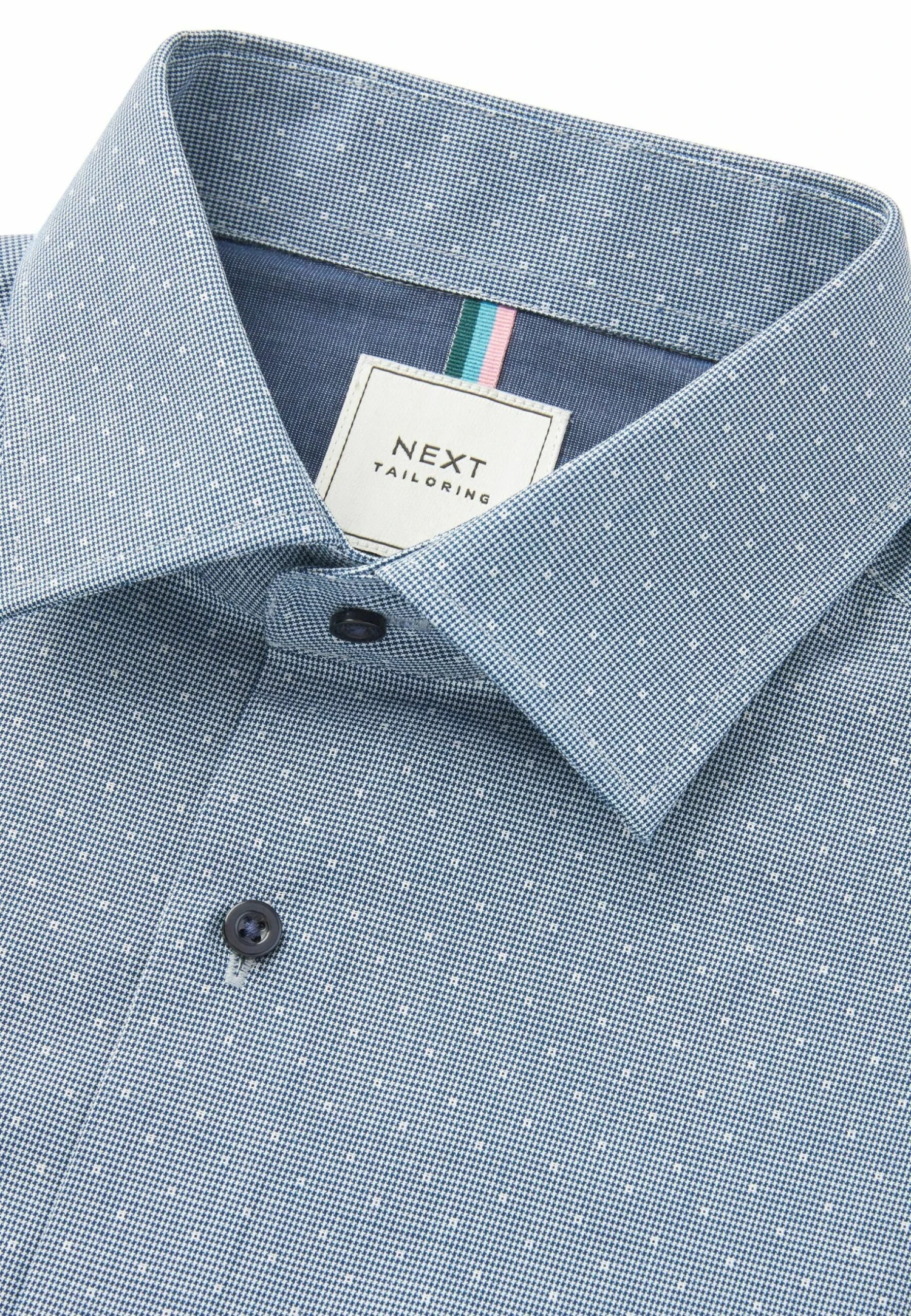 Next And Texture Three Pack - Overhemd - Navy Print 9 Next And Texture Three Pack - Overhemd - Navy Print - Afbeelding 7