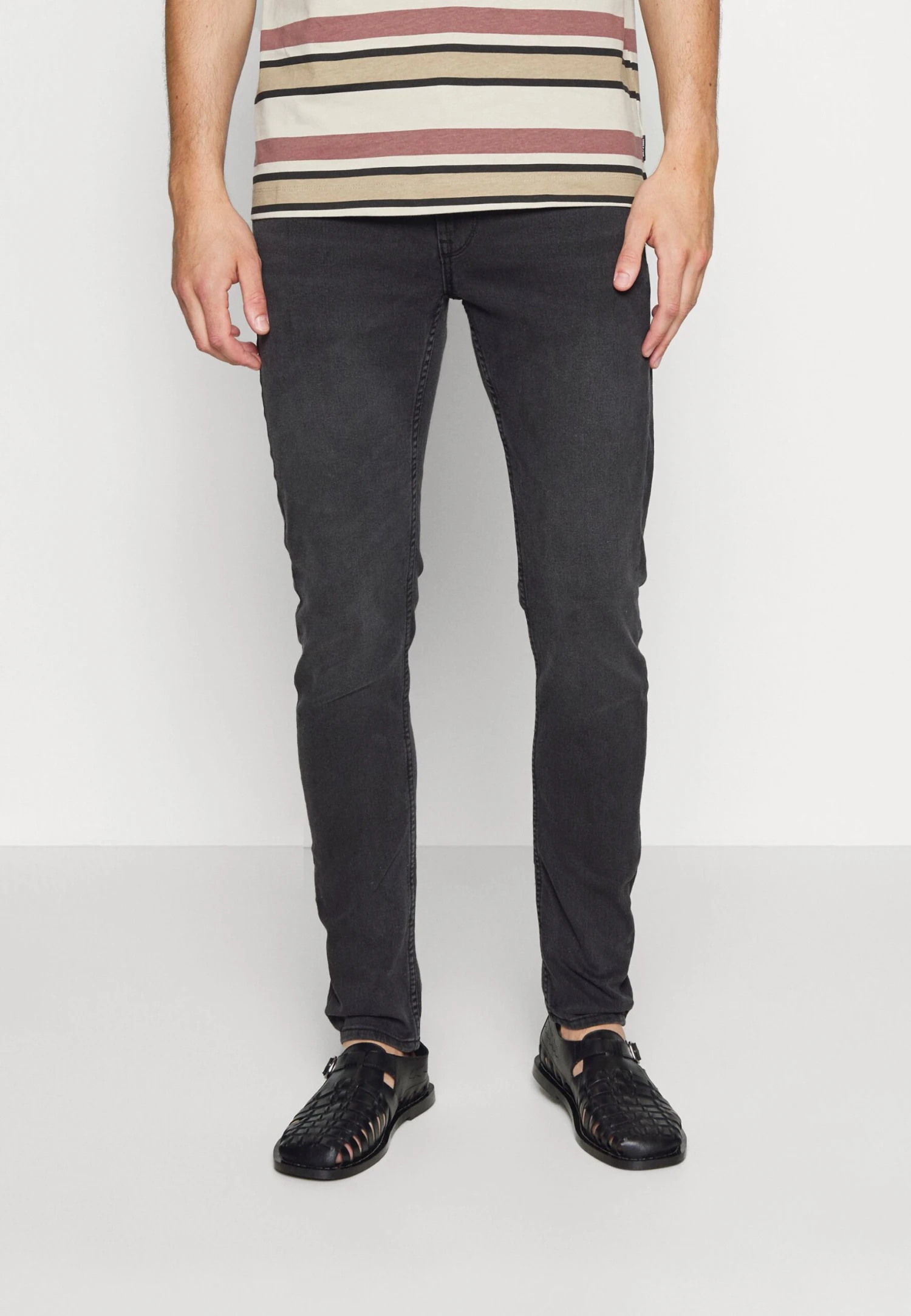 Only & Sons Onswarp Washed - Jeans Skinny Fit - Black Denim 3 Only & Sons Onswarp Washed - Jeans Skinny Fit - Black Denim