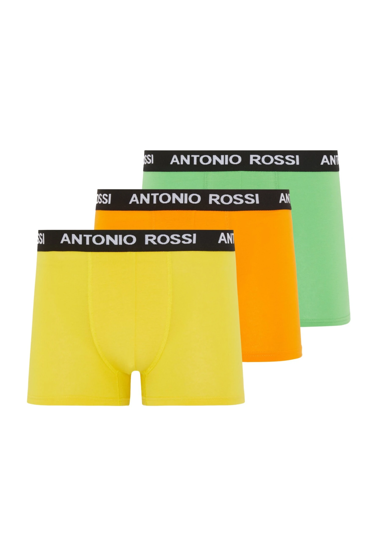 Antonio Rossi Fitted 3 Pack - Onderbroeken - Orange Yellow Green 6 Antonio Rossi Fitted 3 Pack - Onderbroeken - Orange Yellow Green - Afbeelding 4